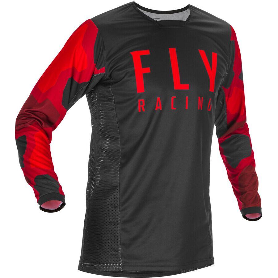 Джерси FLY RACING KINETIC K221 красная/черная (2021)