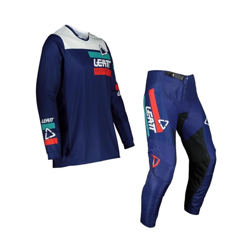 Комплект джерси и мотоштаны Leatt Moto 3.5 Ride Kit Royal